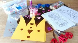 prinsessenfeestje themakist knutselen