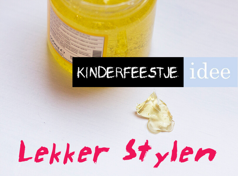 stylen op je kinderfeestje met haargel
