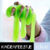 groene slijm maken kinderfeestje