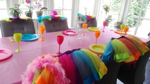 k3 feestje kinderfeestje tafelversiering k3