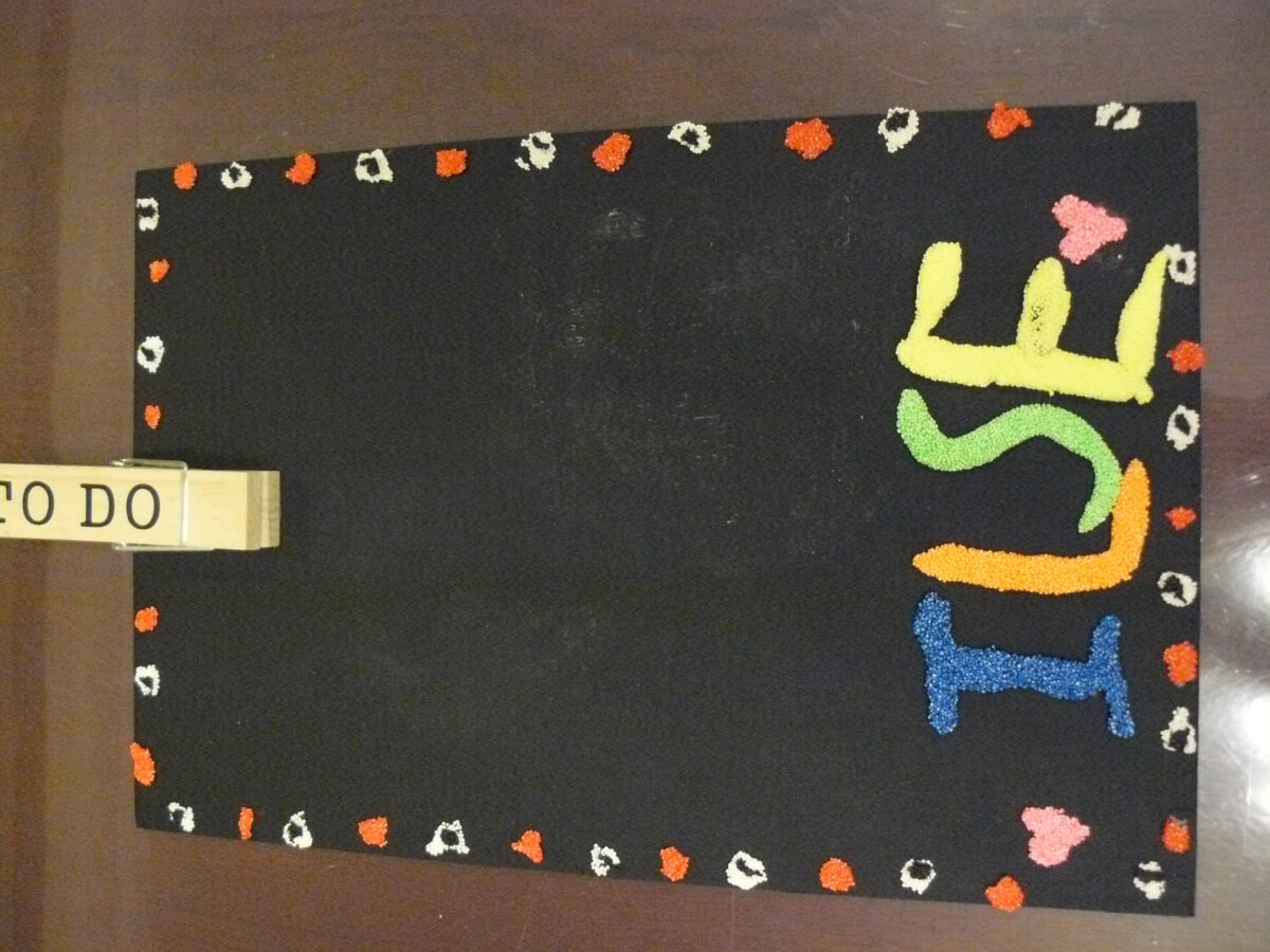 memo bord maken