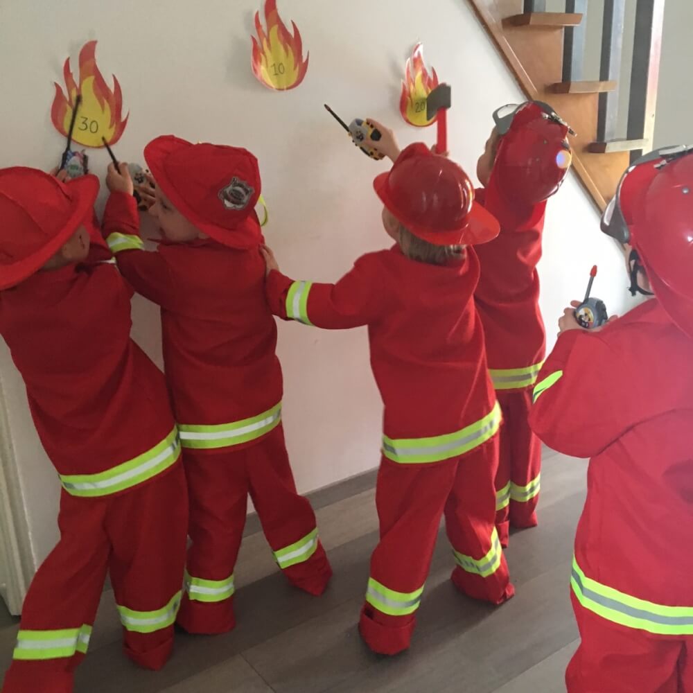 brandweer kinderfeestje spel