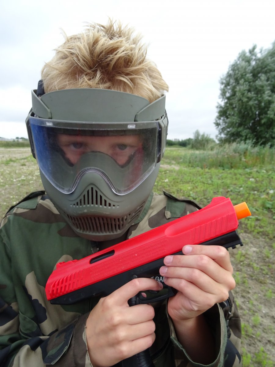 Kinder paintball huren voor thuis Kinderfeestje Idee