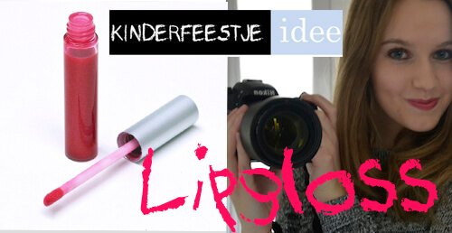 kinderfeestje idee lipgloss maken