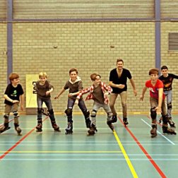 inline skate feestje kinderfeestje idee