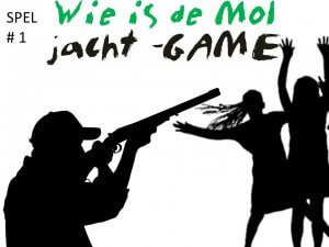 jacht game wie is de mol kinderfeestje