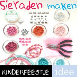 sieraden maken kinderfeestje