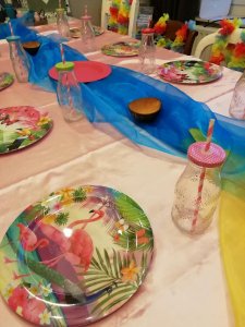 Flamingo tafelversiering