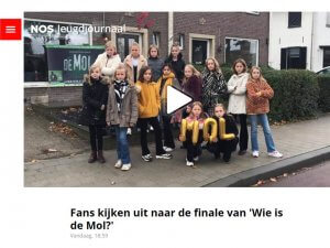 jeugdjournaal wie is de mol kinderfeestje-idee