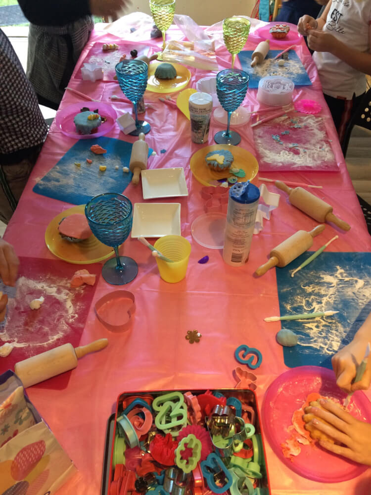 cupcake aan tafel
