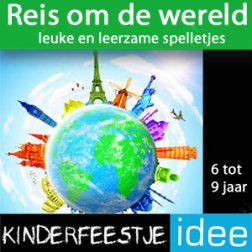 reid om de wereld kinderfeestje