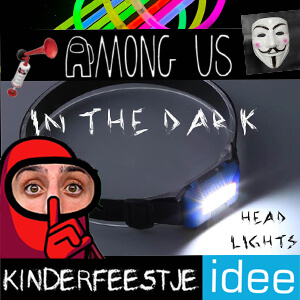 Among Us in the dark pakket_