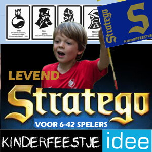 levend stratego kinderfeestje kaartjes