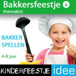 bakker kinderfeestje themakist