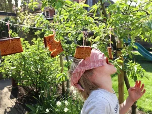 bakker kinderfeestje koekhappen spel