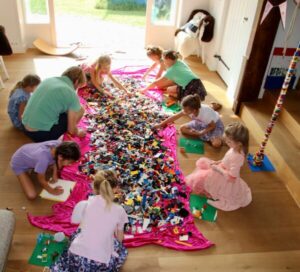 LEGO kinderfeestje thuis