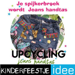jeans handtas maken kinderfeestje kopiëren