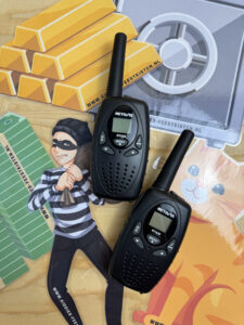 politie walkie talkies 