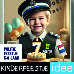 politie kinderfeestje thuis