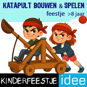 knutsel feestje katapult maken