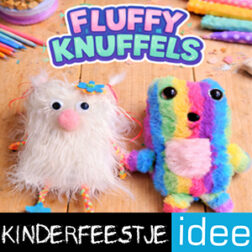Fluffy knuffels maken kinderfeestje